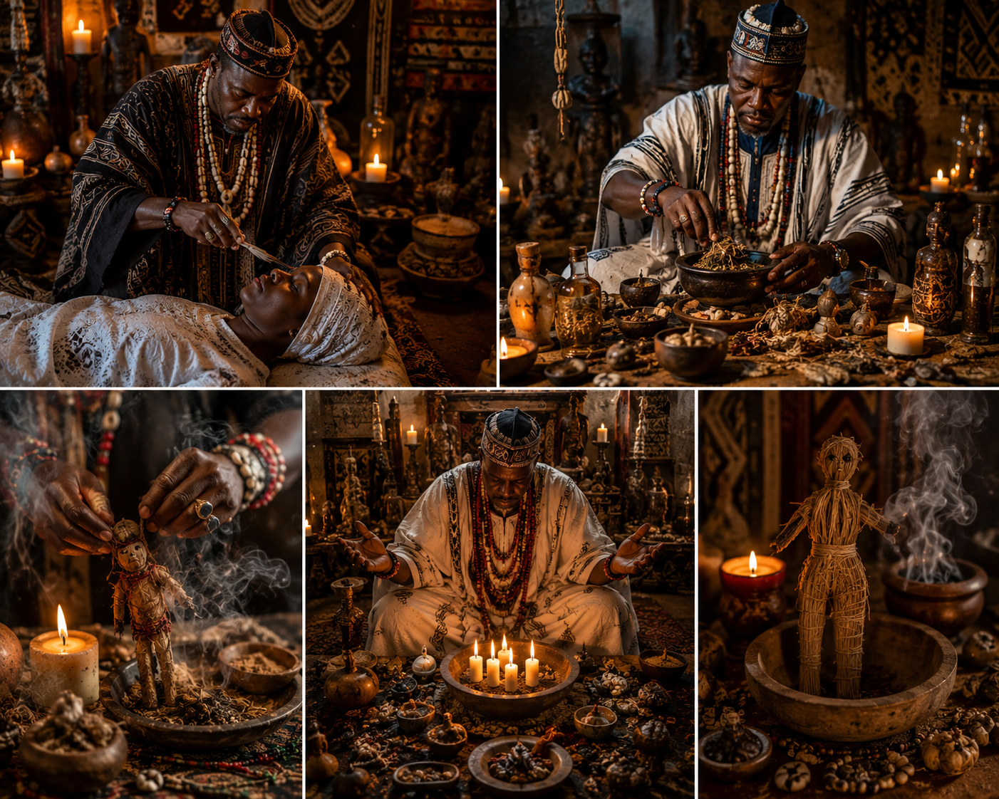 Traditional African cleansing and curse removal ritual